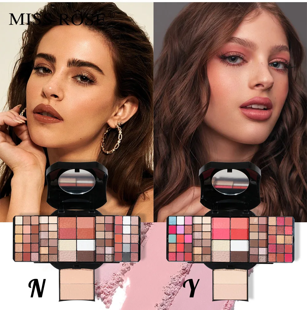 Multifunctional Makeup Box Matte Eyeshadow Palette Blush Highlighter Contour Cosmetic Set Wholesale