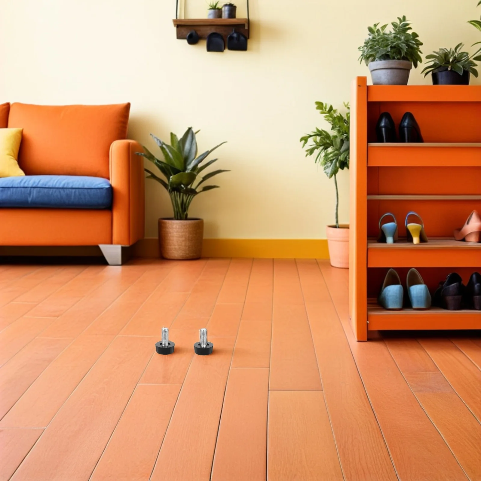 40 قطعة قدم المسمار قابل للتعديل ارتفاع قابل للتعديل التسوية الانزلاقات لطاولة أثاث كرسي خزانة استقرار الطابق حامي #5