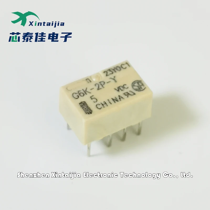 1PCS G6K-2P-Y-3VDC G6K-2P-Y-DC5 PCB Relays Low signal relay - PCB 100% brand new and authentic, ready to ship in stock