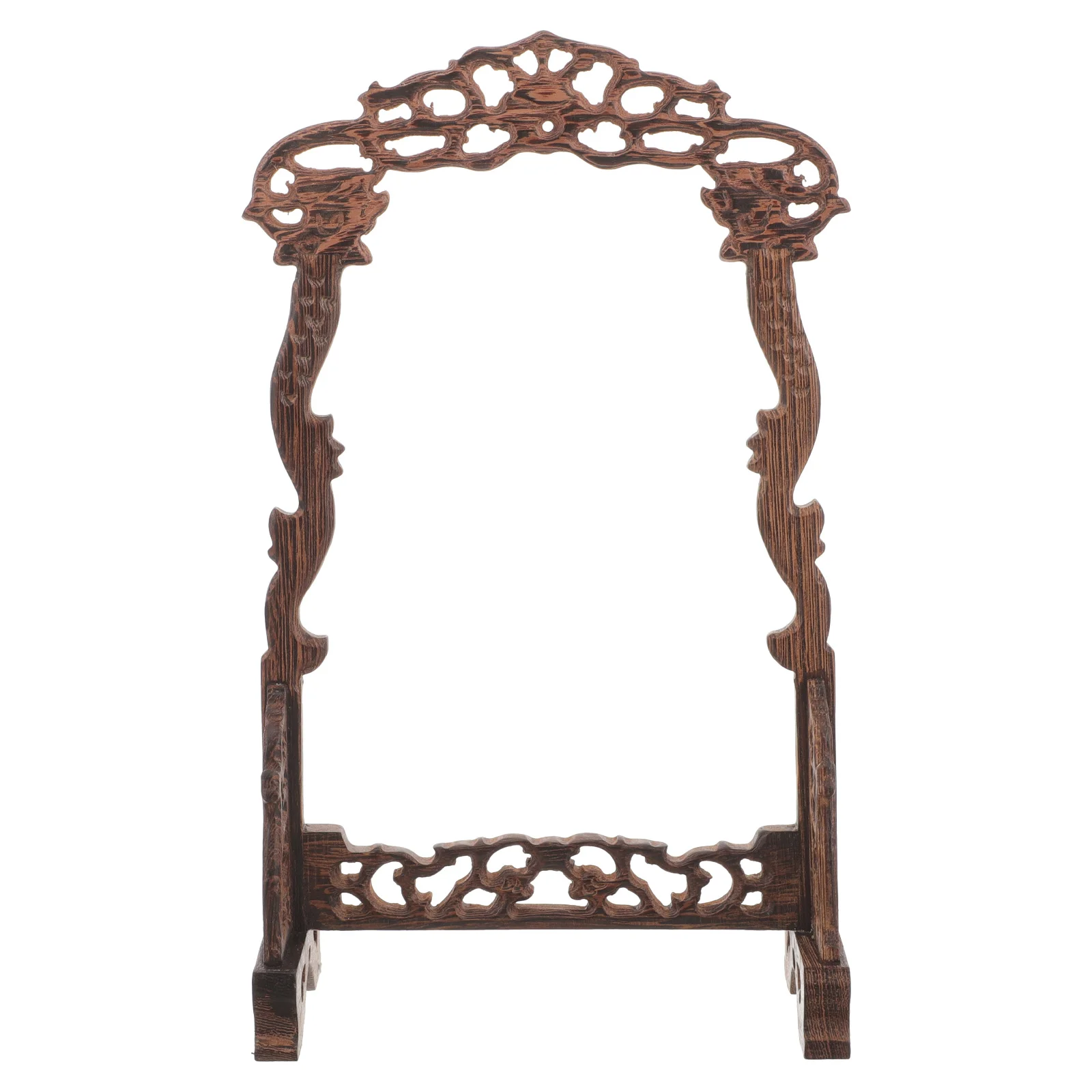 

1pcs Jade Ware Display Holder Wooden Jewelry Organizer Rack Necklace Bracelet Storage Stand Home Decor Storage Holder