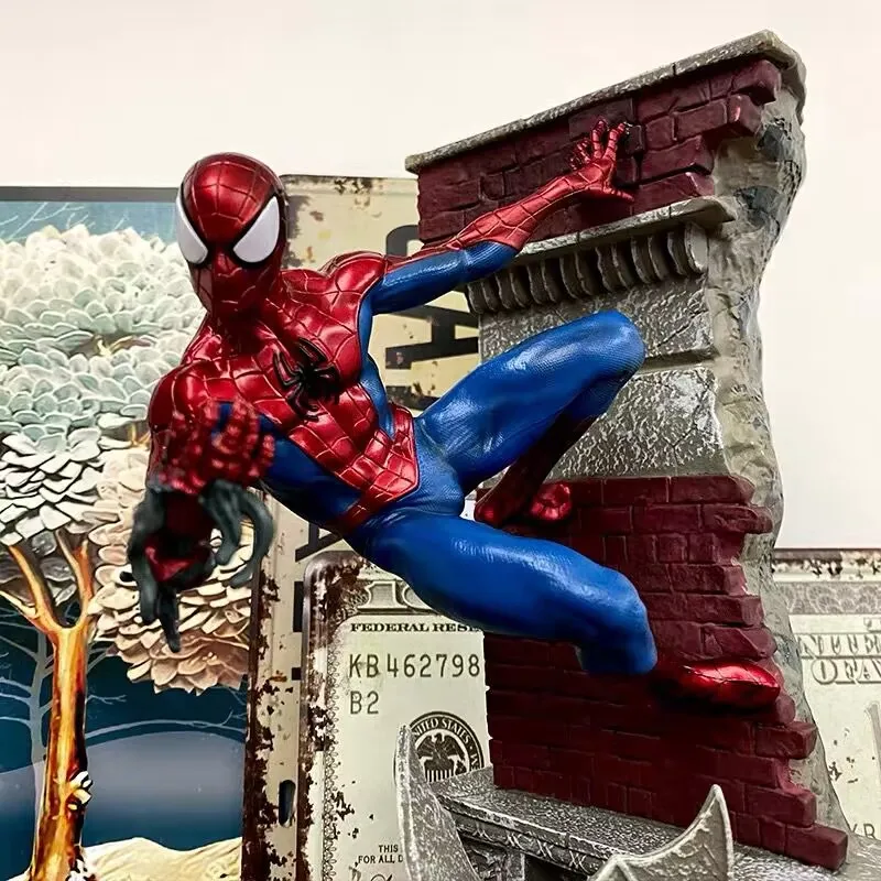 

Steel Spider Man Hero Expedition Action Figure High Quality Edition Model Statue Desktop Ornament Children'S Toy Surprise Gift