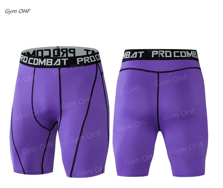 الرجال كمال الاجسام السراويل اللياقة البدنية تجريب Inseam رياضة الكلسون الذكور العضلات على قيد الحياة مطاطا ضغط الجوارب نحيل Leggins Hombre