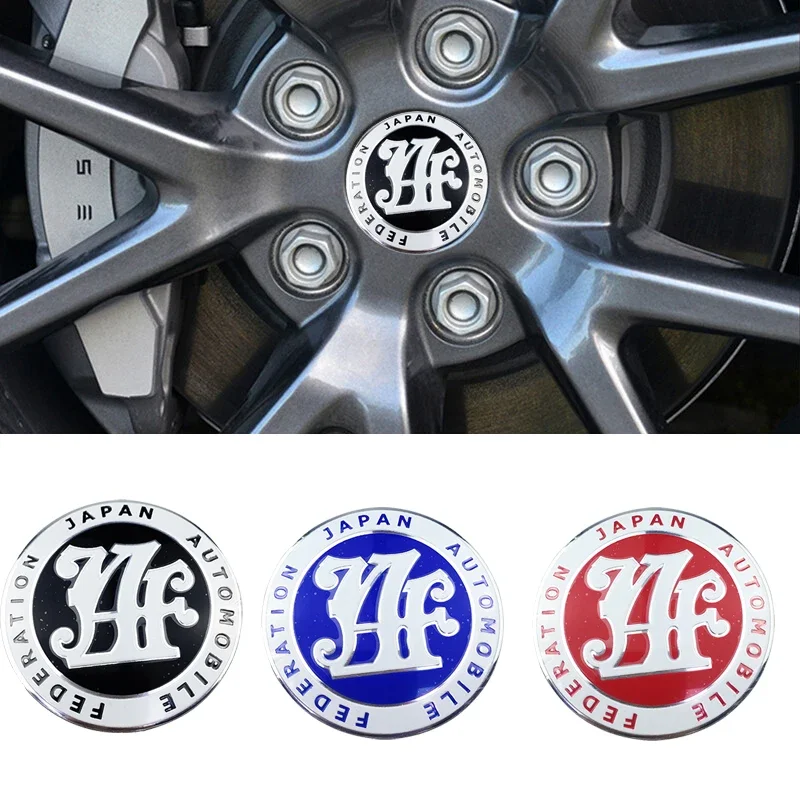 56mm Car Wheel Hub Cap Sticker Badge Auto Tire Center Decal JAF for Toyota Lexus Suzuki Nissan Acura Infiniti Mitsubishi