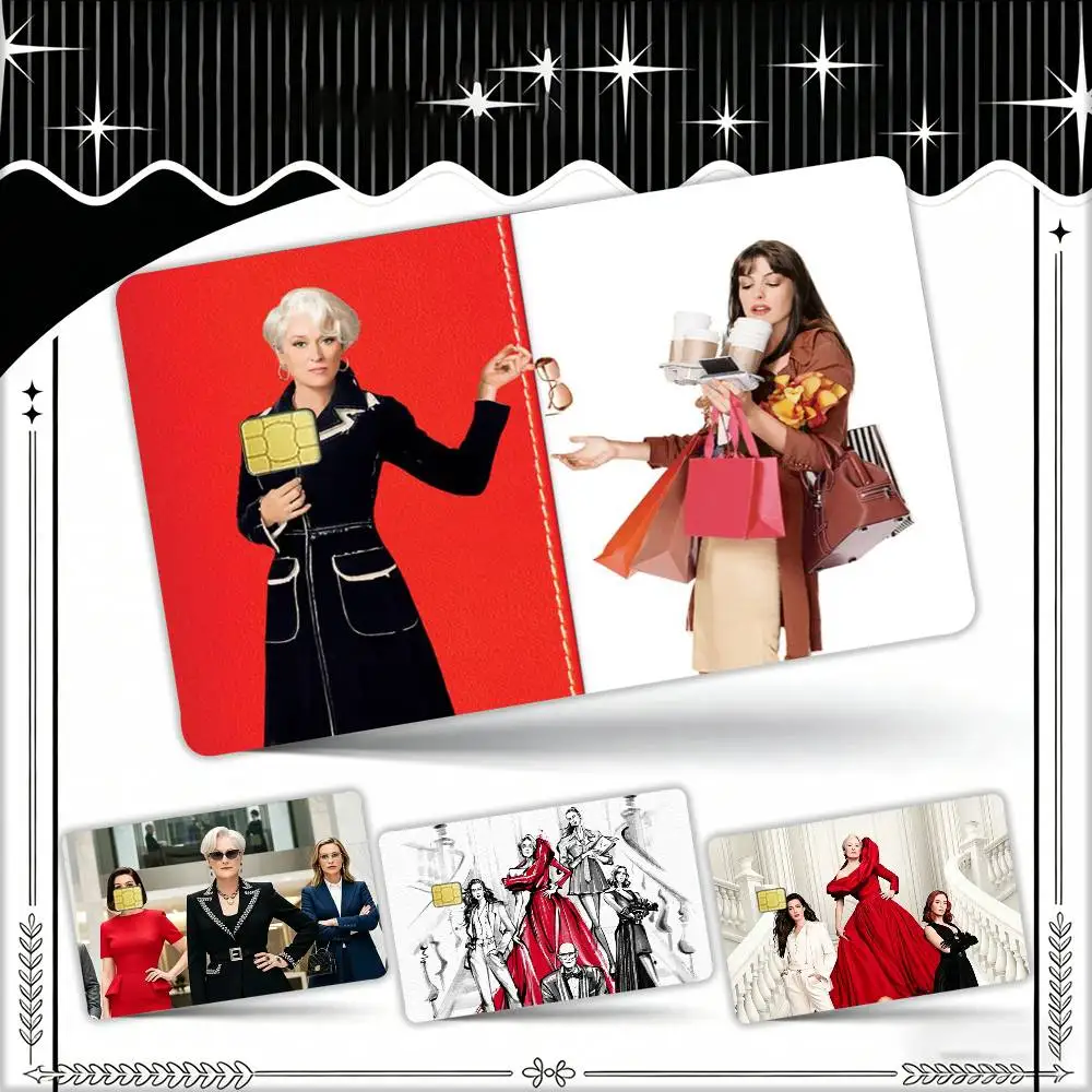 

M-Miranda Movie The D-DevilS Wears PDA 2 Waterproof Film Skin Cover Credit Card Stickers Debit Front Bank Bus Pass