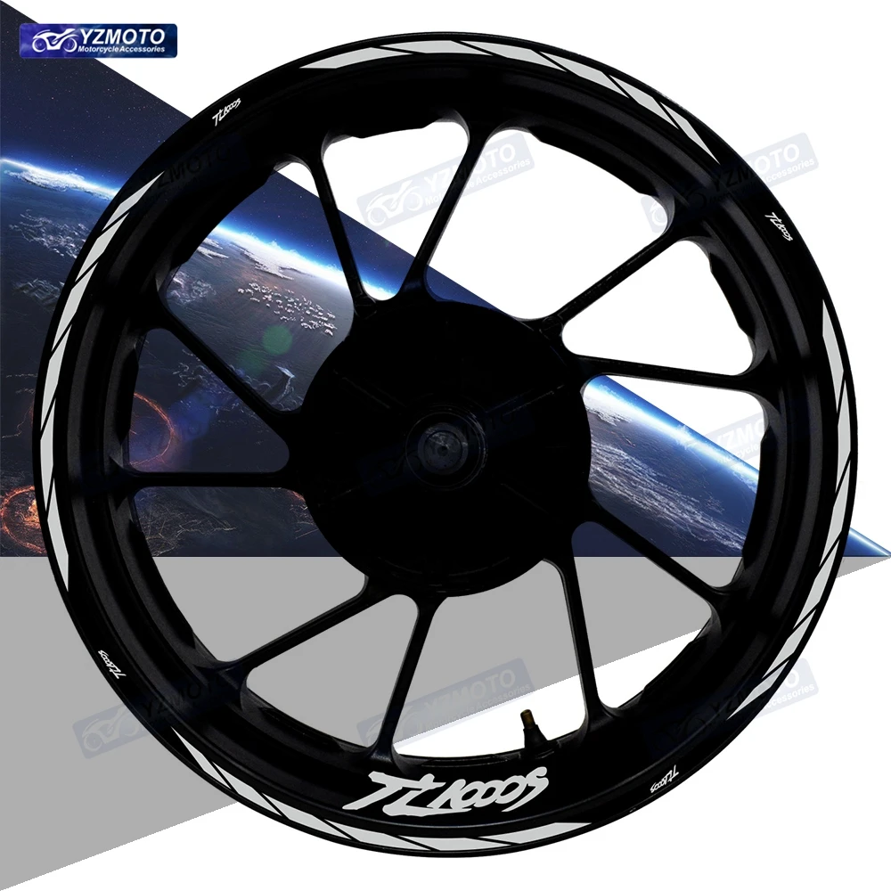 

For TL1000S TL 1000S Motorcycle 17 Inch Front And Rear Racing Wheel Sticker Hub Decal Decorative Reflective Rim Stickers