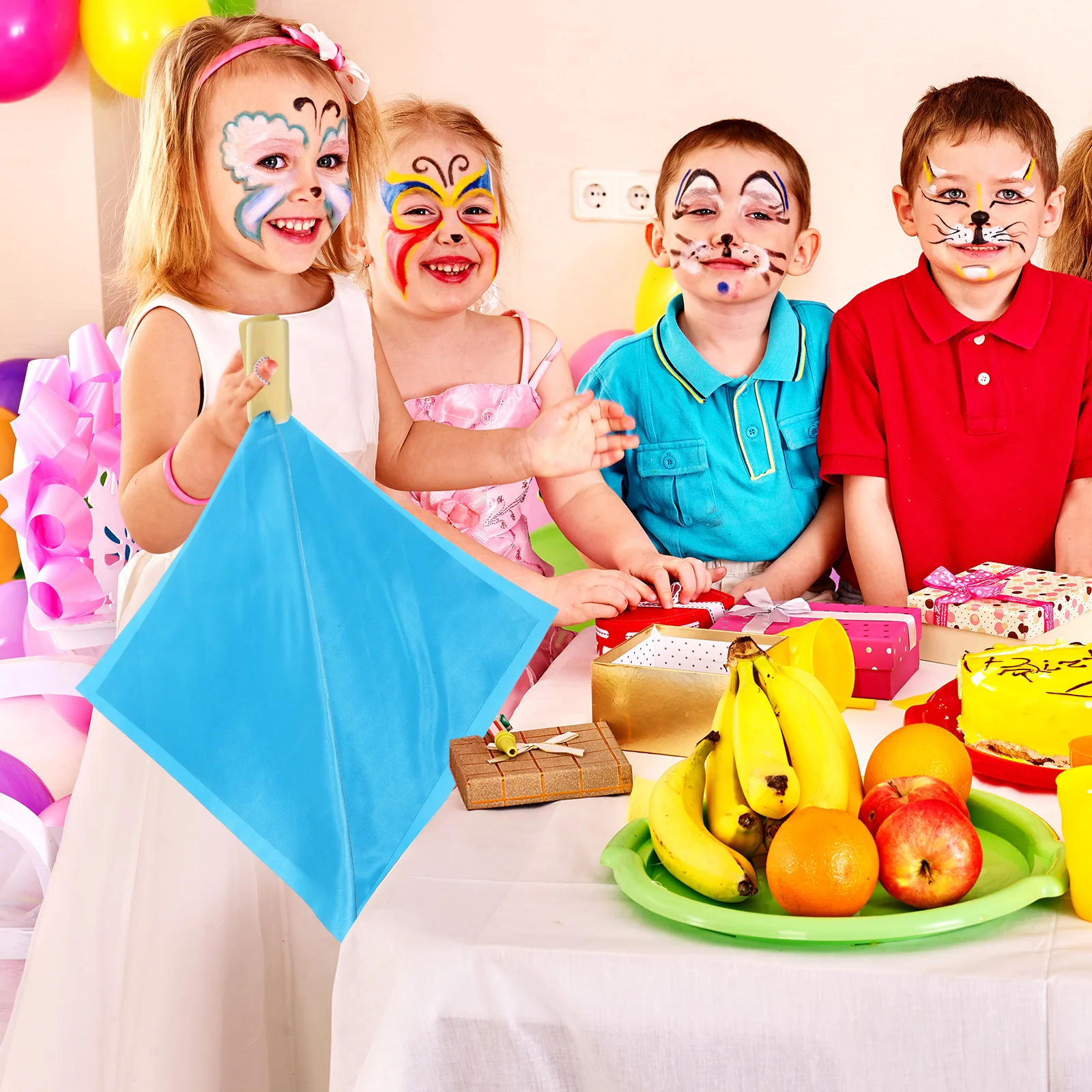 

Blue Silk Percussion Instruments Music Chinese Kuaiban Musical Traditional Castanets