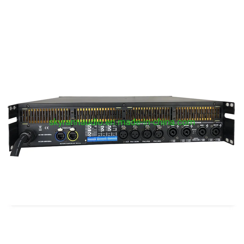 2 In 6 Out DSP Processor PA System Live Sound Loudspeaker Management Processor