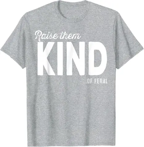 Retro-T-Shirt „Raise Them Kind of Feral Boys“ mit lustigem Humor und Verhaltenshinweis, Y2K-Stil, tolle Buchstaben, bedruckter Spruch, Neuheit, Geschenk, Mode-Top – Detail 6