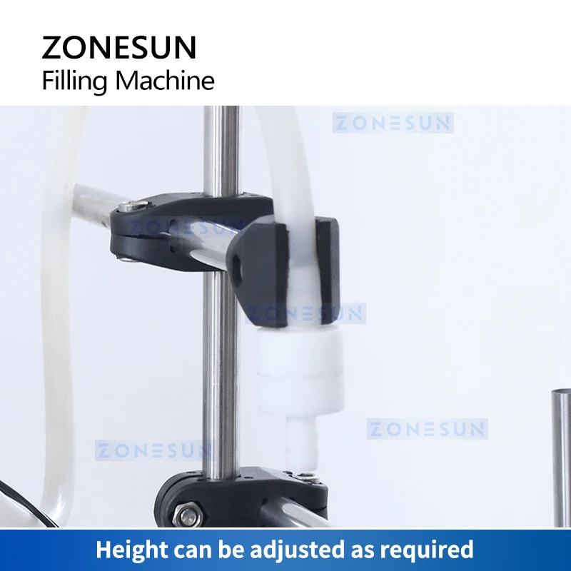 ZONESUN botol cairan otomatis mesin pengisi jus pengisi pompa magnetik konveyor skala kecil ZS-MPYT250C produksi