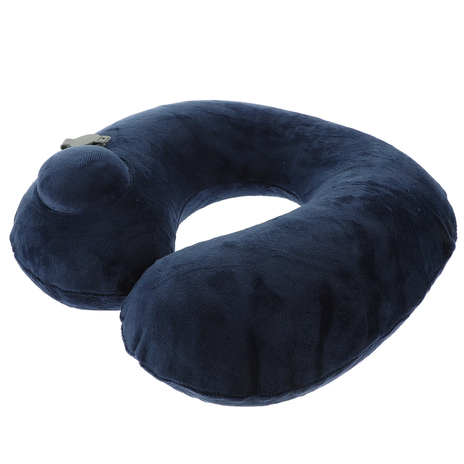 

Inflatable Neck Pillow U Shaped Ergonomic Travel Pillow for Cervical Support Easy Carry Pouch for Trip Home Or Work Dark Blue