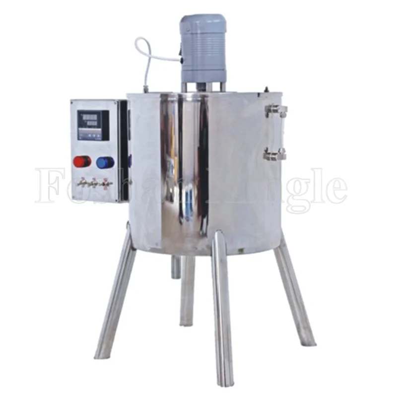 Automatic Mixing Heater Hopper Liquid  Paste Tube Filler Cosmetic Nail Polish Cream Lip Balm Lipstick Filling Machine