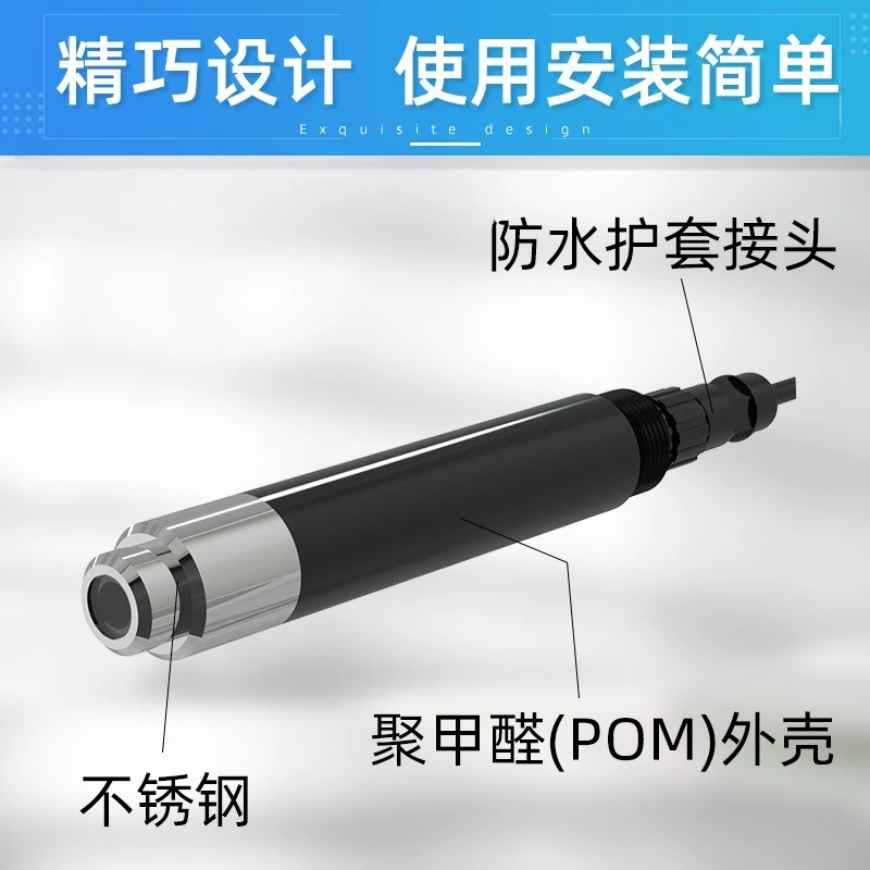 Fluorescence Dissolved Oxygen Sensor with RS485 Signal Automatic Temperature Compensation for Online Digital Water Turbidity Det