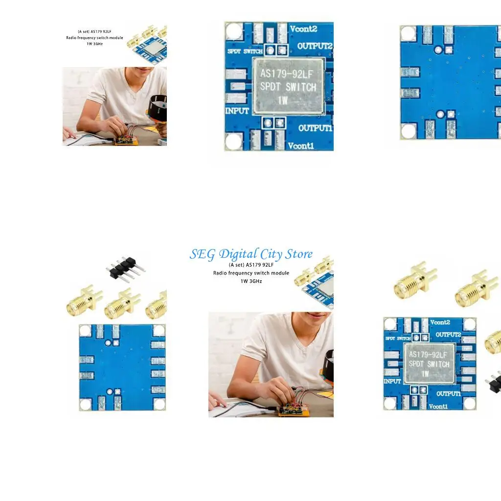 

U75B ‌AS179-92LF RF SPDT Switcher Low Insertion Wireless Communication 1W 300KHZ-3GHZ