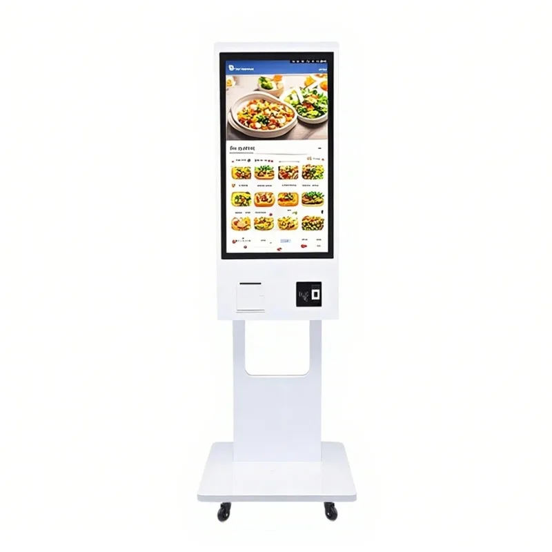 27 32inch TouchScreen Restaurant Ordering Machine Self Service Printer Checkout Self Ordering Payment Kiosk