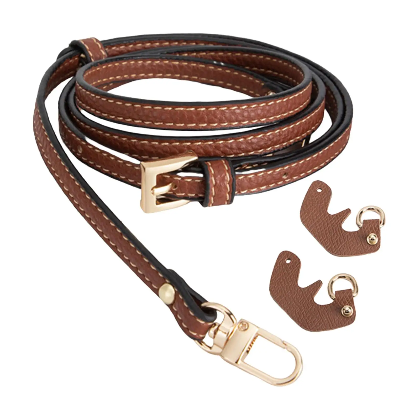 Purse Strap Versatile Stylish Adjustable Handbag Strap Shoulder Bag Strap PU Leather Bag Strap for Small Bag DIY Bag Accessories