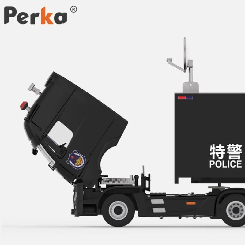 

Perka 1:64 Scale Command Vehicle Alloy Simulation Car Model Static Collection Decorated Holiday Gifts Toys Souvenir Gift