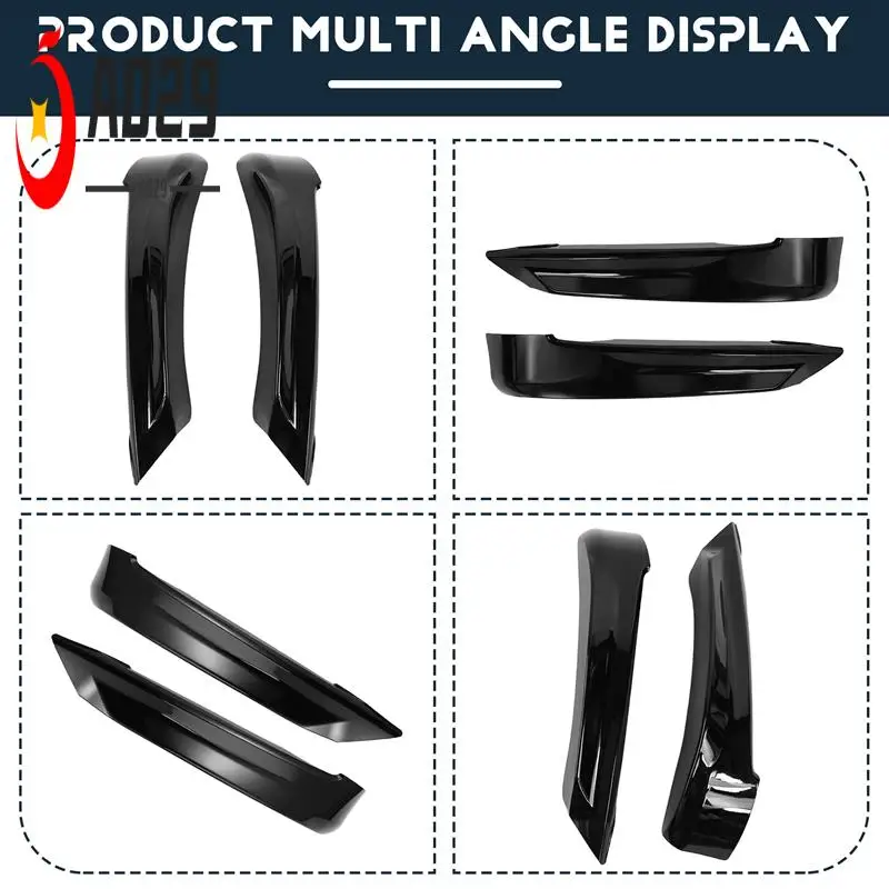 

A029-Car Front Bumper Lip Corner Cover Trim Lower Protector Splitter Spoiler For BMW E90 E91 320I 330I 2005-2008
