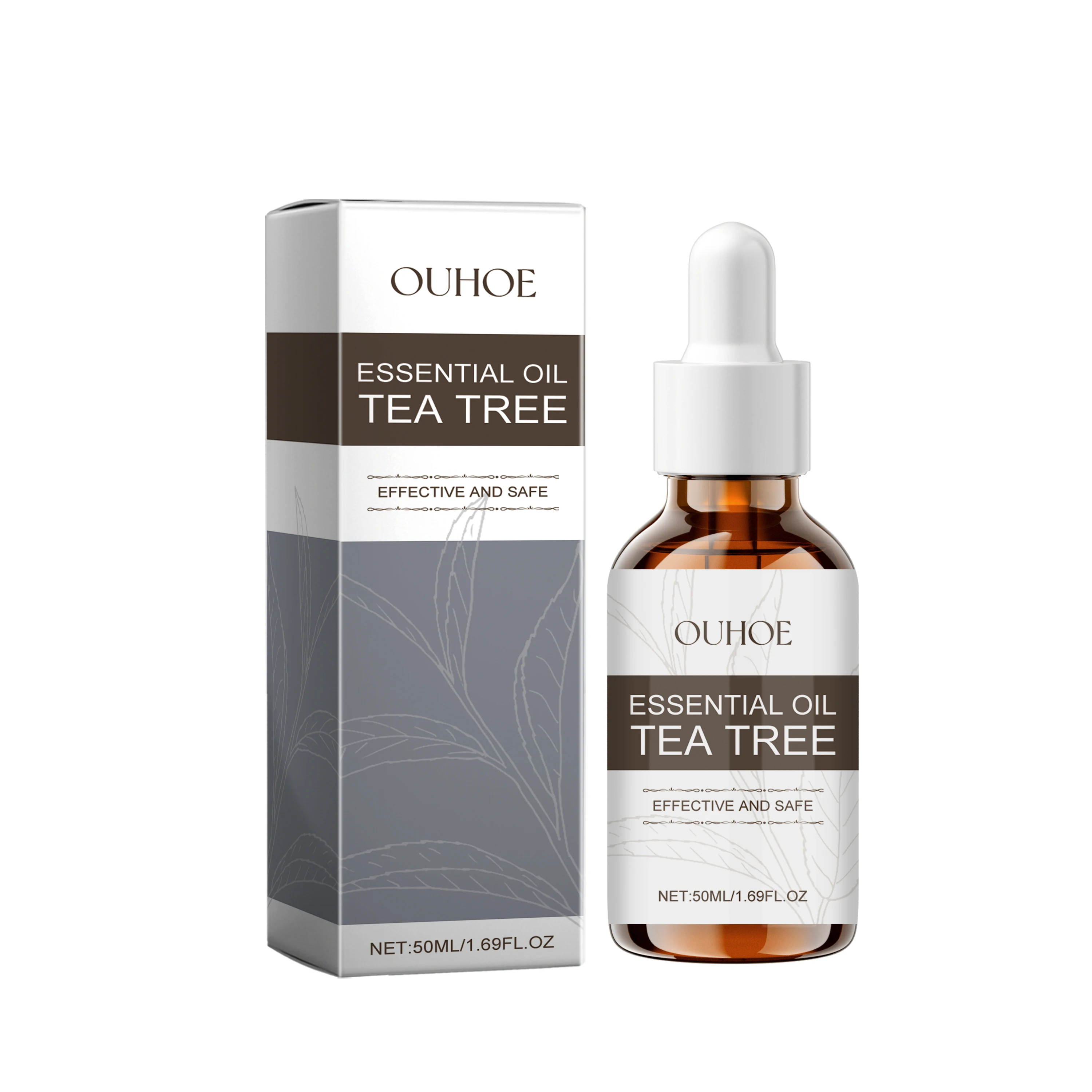 

OUHOE Tea Tree Essential Oil Body Care Plant Essential Oil Massage Oil Skin Care Moisturizing Moisturizing Soft Moist Shine 1pcs