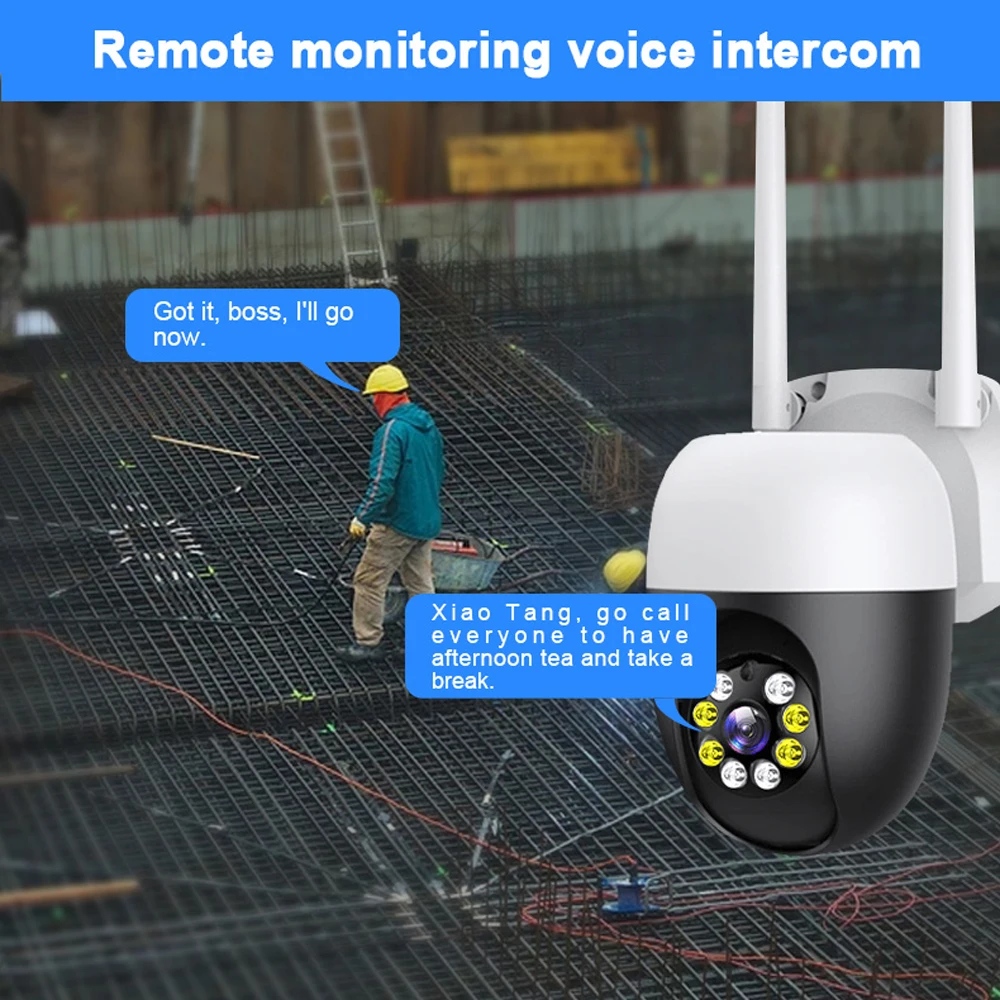 5MP 5G Wifi Kamera Dış Mekan IP Monitör Dijital Ev Kablosuz Güvenlik Gözetleme Akıllı Takip İki Yönlü Ses Gece Renkli Kamera