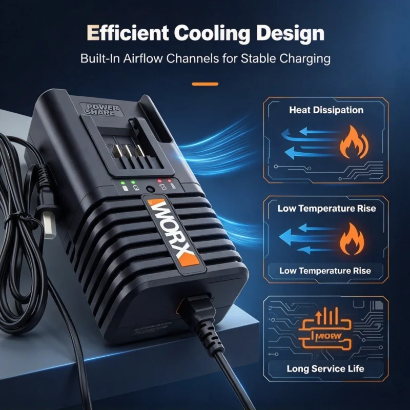 WORX20V PowerShare charger power sharing, compatible with WA3551/WA3553 battery electric tool universal lithium battery charger