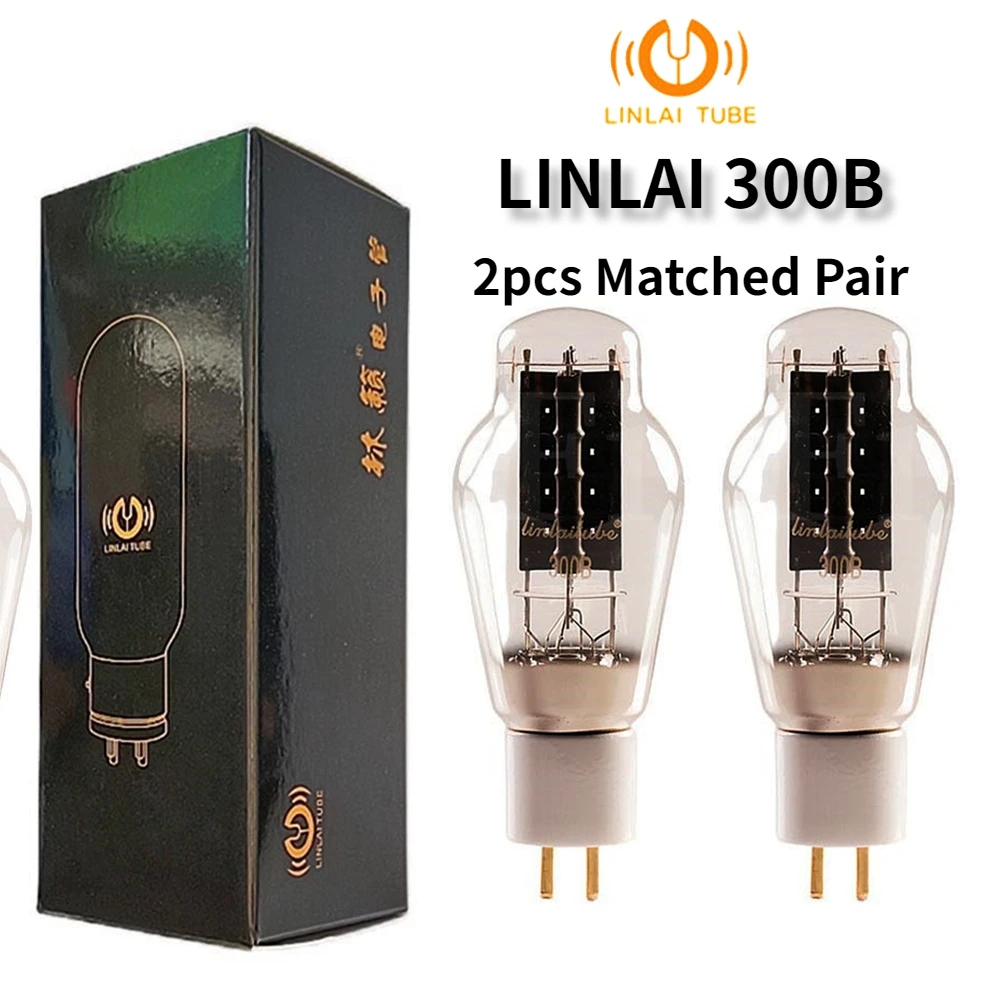 LINLAI 300B Vacuum Tube Replace  Shuguang Psvane JJ Golden Lion 300B Electronic Tube Applies To Audio Amplifier