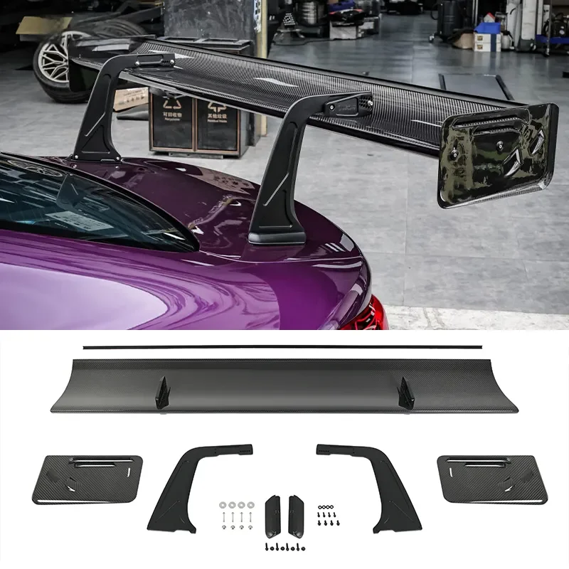 V1 Style Dry Carbon Fiber Rear Spoiler Fixed Wing for BMW M2 M3 M4 G87 G80 G82 High Quality Car Modified Trunk Lip