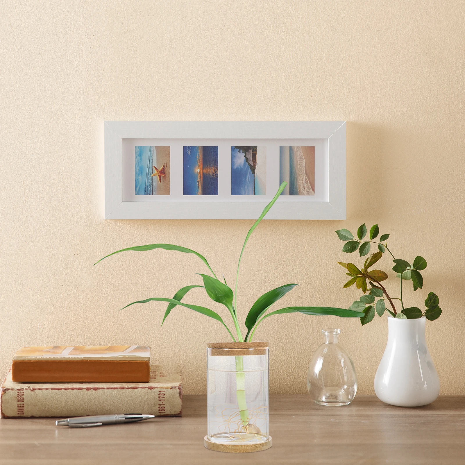 

Glass Succulent Vase Multi-Functional Holder Wedding Centerpiece Decorative Home Office Balcony Dining Room Kitchen