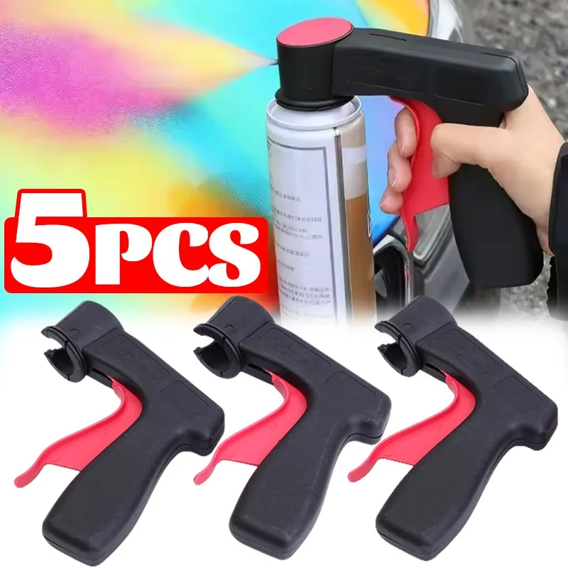 Bote de aerosol para coche, mango de pistola de pintura, agarre de gatillo para mantenimiento de pintura automática, pulido, herramienta de cuidado del coche, accesorios portátiles