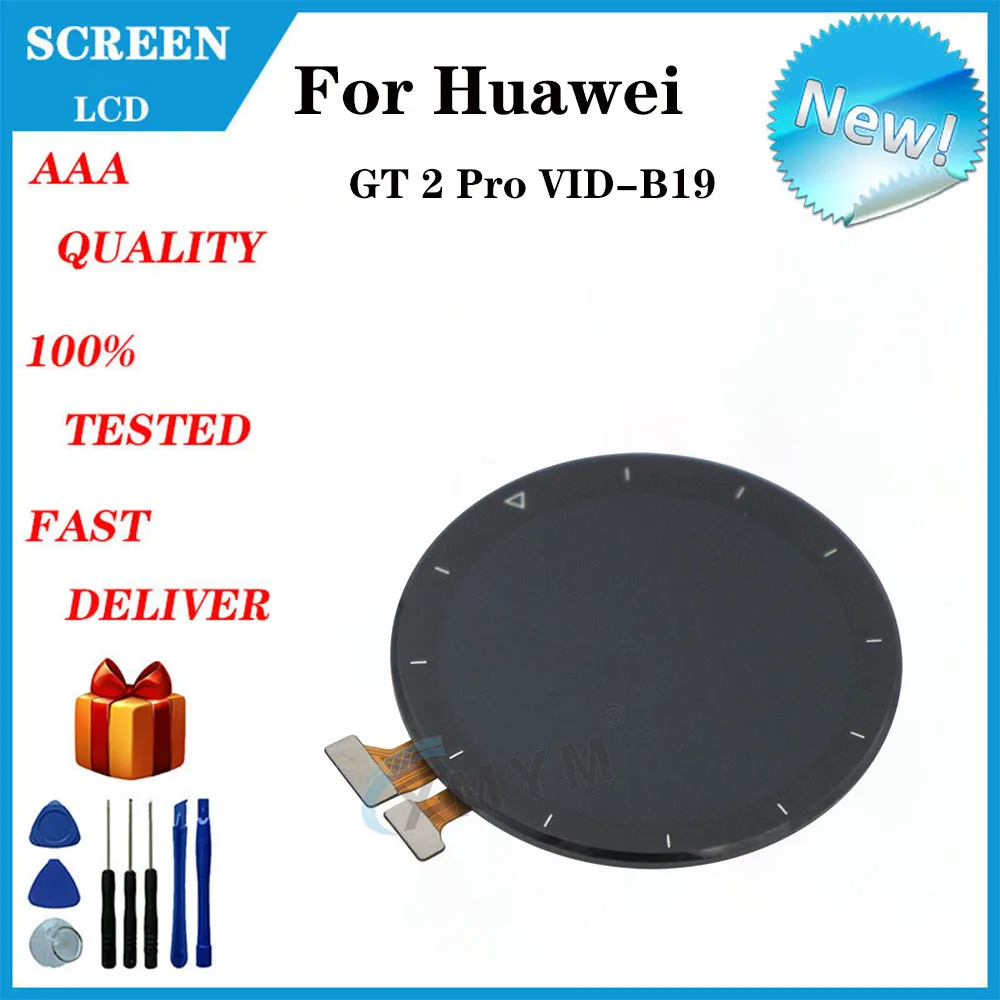 For Huawei GT 2 Pro VID-B19 46 mm LCD Screen Display Touch Panel Digitizer + Tools Replacement And Repair Parts