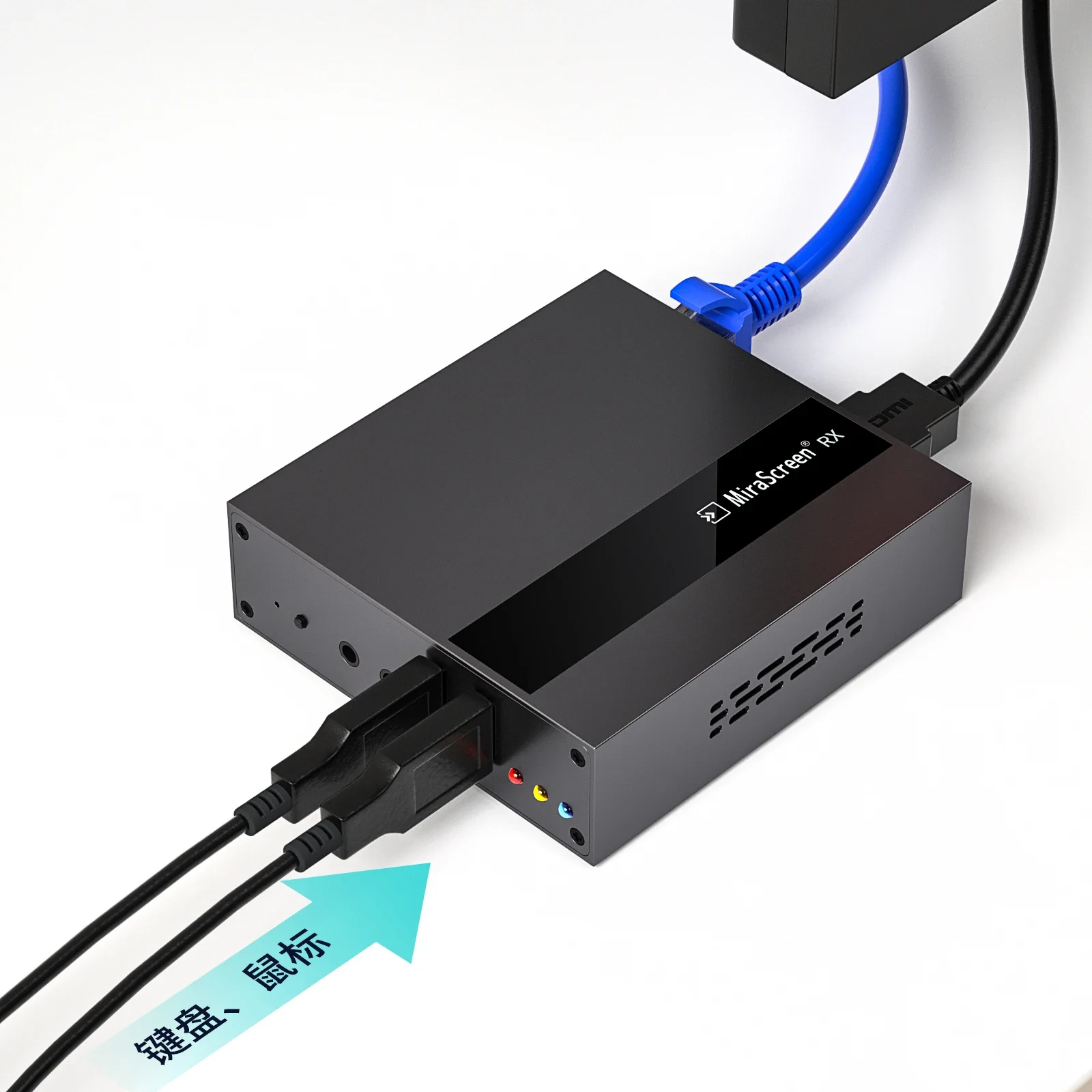100 m Wireless Extender with Loop IR Full HD Wireless Transmitter and Receiver Kit for Conference Room