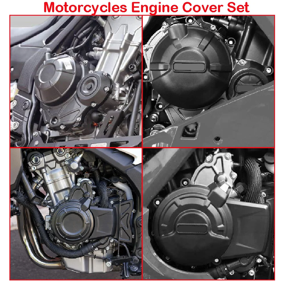 

Fit for Honda NX500 Adventure SPORT 2024 2025 CB500X ABS 2019-2023 Motorcycle Secondary Engine Cover Set Protection Guards