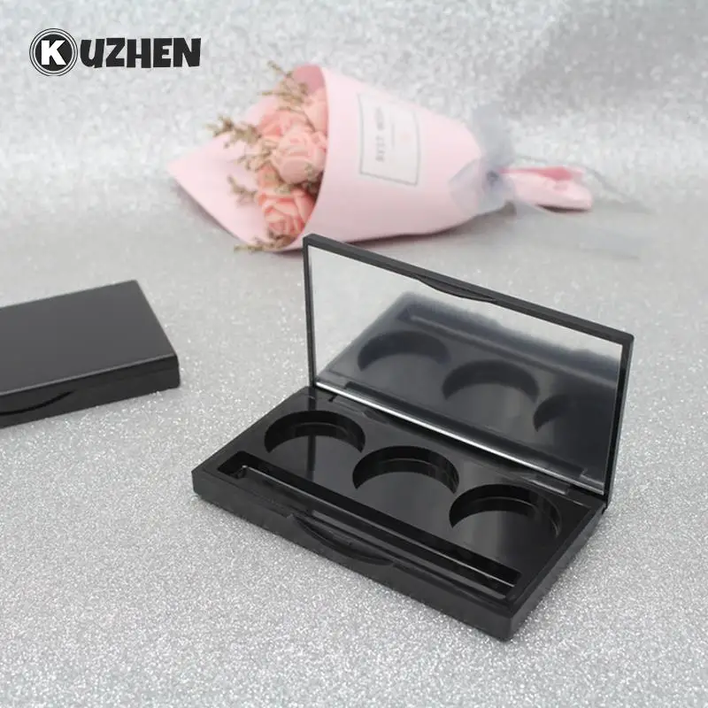 1/2/3/9 Grids Empty Eyeshadow Dish Palette Eye Makeup Storage Box For Women Girls Beginners DIY Eyeshadow