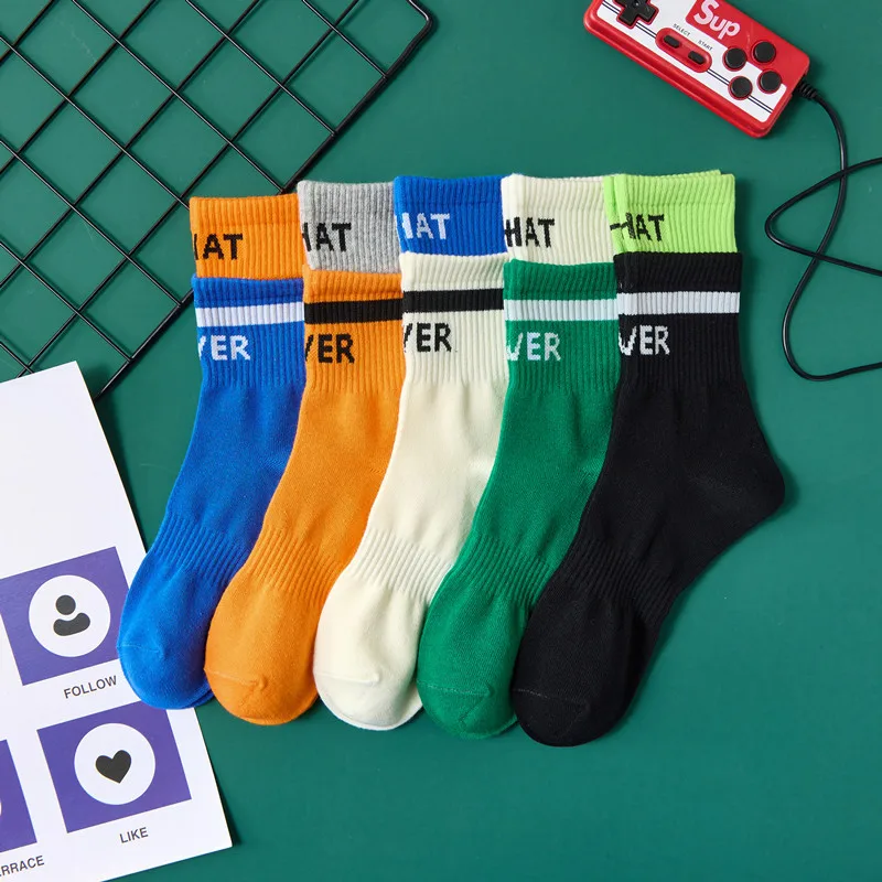 1 Pair Football Sports Socks Long Knee Cotton Kids Legging Stockings Soccer Baseball Ankle Adults Children Socks Wholesale