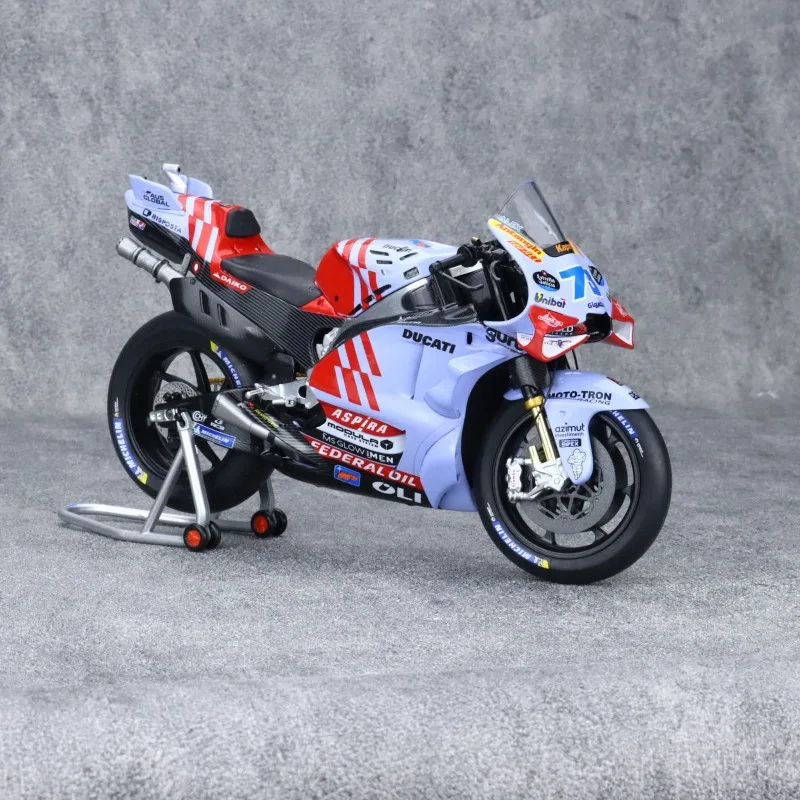 KILO 다이캐스트 1/12 스케일 두카티 합금 모형 자동차 두카티 GP23 # 73 A Marquis Motor Play Vehicles 소년용 장난감 선물 오리지널 박스