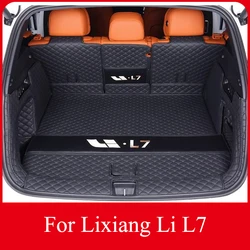 Custom Car Cargo Liner For Lixiang Li L7 2024 2023 Accessories  Waterproof Rear Trunk Cover Carpet Mat Tail Boot Leather Liner