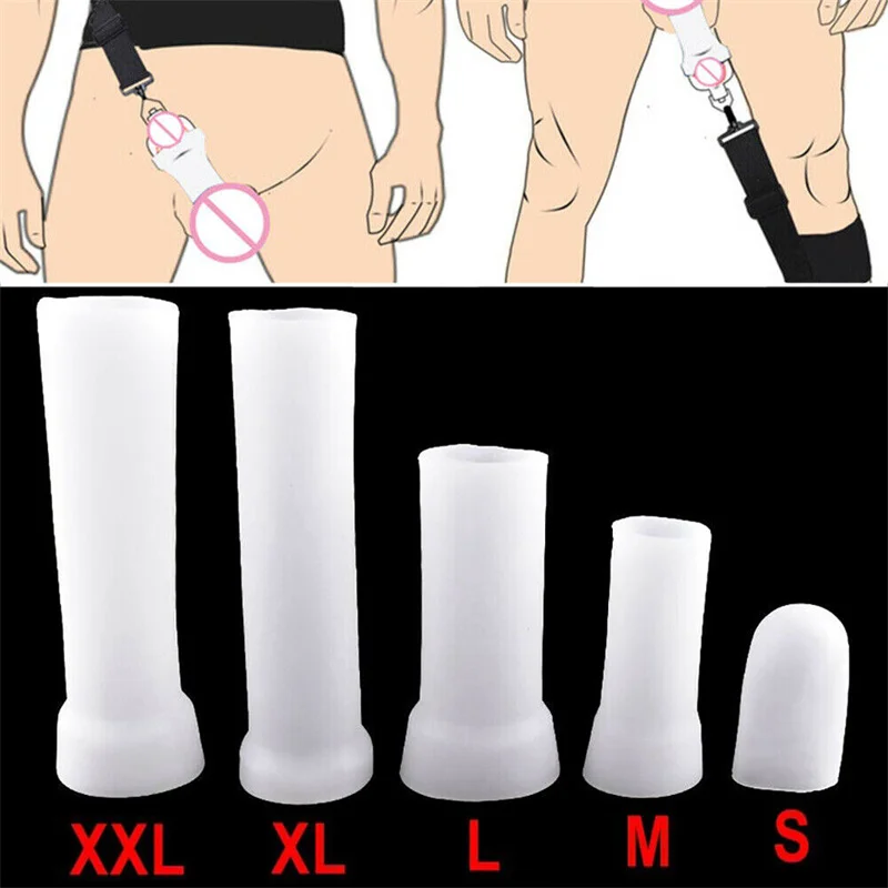 Penis Sleeve Enlargement Cock Extender Size Free Pump Medical Enlarger Stretcher Male Enhancement Tension for Man Sex Toy