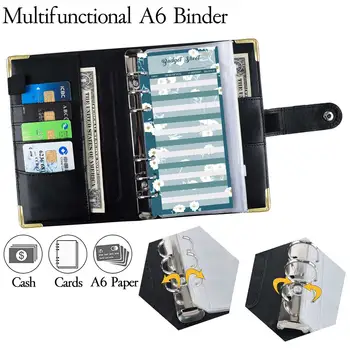 A6蝴蝶壓紋計畫活頁夾內頁拉鍊信封現金信封預算理財活頁夾 10 最佳銷售 預算規劃整理器 - №8