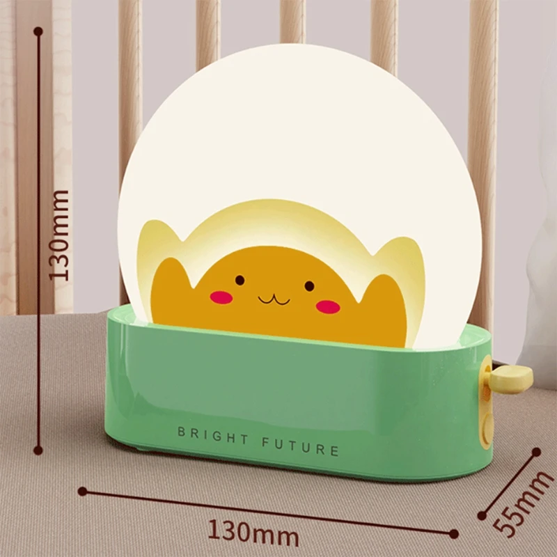โคมไฟกลางคืน, ตกแต่งน่ารักน่ารักสําหรับห้องนอนข้างเตียง, ขนมปังปิ้ง LED แบบชาร์จไฟได้พร้อมตัวจับเวลาและความสว่างที่ปรับได้ทนทาน