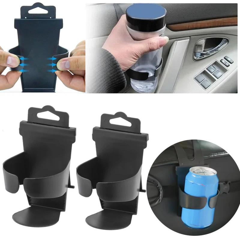 

Universal Car Water Cup Holder Drinks Water Bottles Hook Holders Interior Organizer Cup Mount Multifunctional Auto Accessory