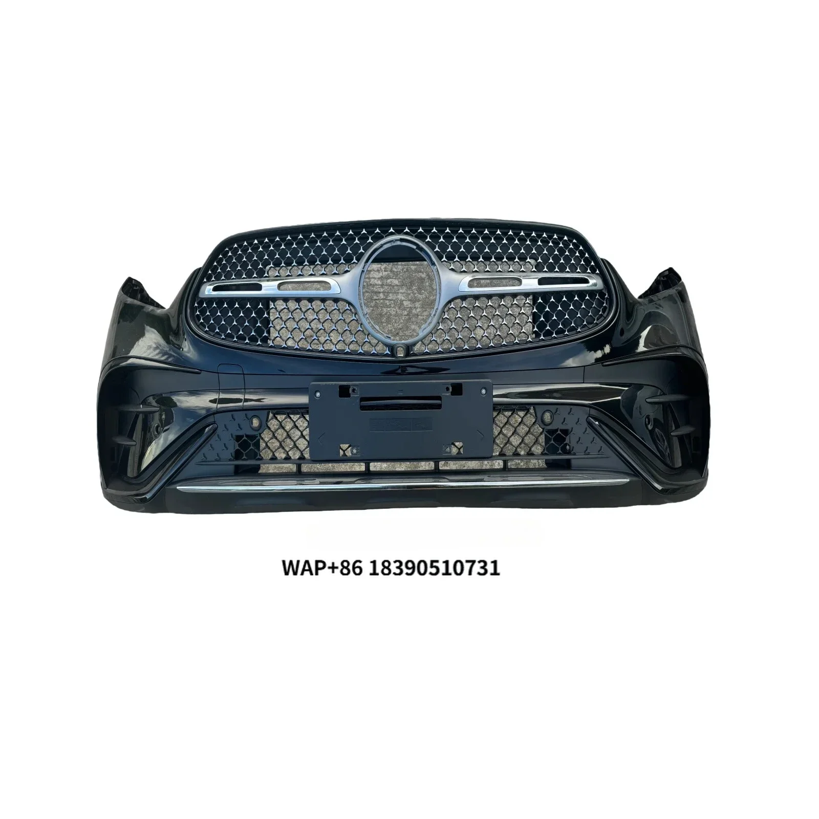 

The new high qualityGLCW254 front sports bumper surround guard center grid air intake grille style full star
