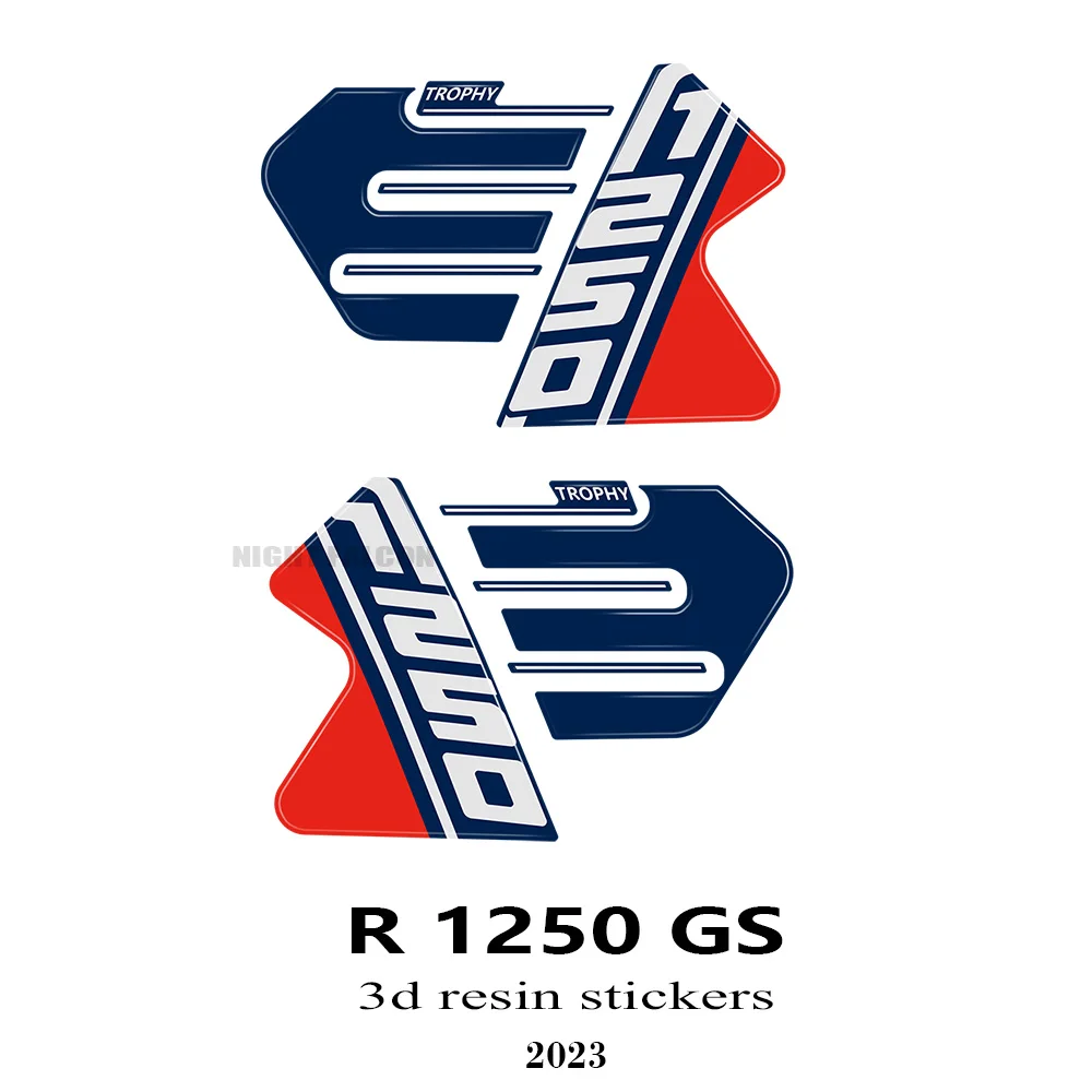 

New R1250GS ADV 2023 Motorcycle 3D Epoxy Resin Tank Pad Protection Stickers For BMW R1250GS Adventure Trophy 40TH EDITION