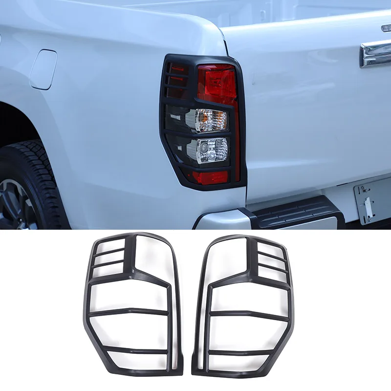 

Для Mitsubishi triton L200 2019-2023 ABS матовый черный автомобильный задний фонарь декоративная рамка крышка автомобильные аксессуары