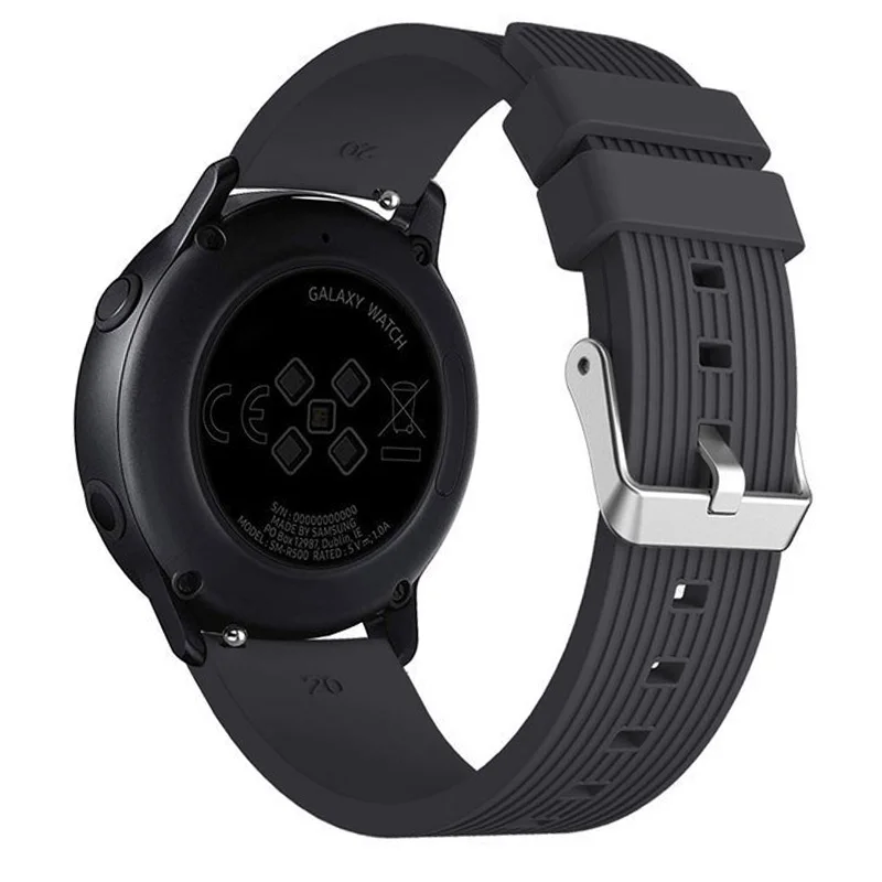 サムスンギャラクシーウォッチ用シリコンバンド,20mm, 4, 3, 41mm,アクティブ2, 44mm, 40mm,Galaxy Watch 4用ストラップ,40mm, 44mmクラシック46mm、42mm