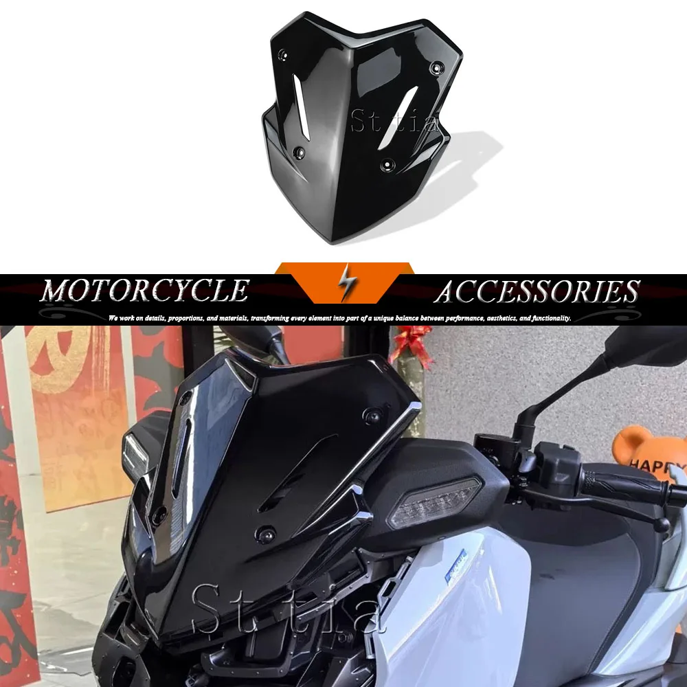 

New Motorcycle Windshield For Yamaha XMAX300 XMAX 300 Tech MAX + 2025- Front Windshield Reflector Windscreen Fairing Fly Screen
