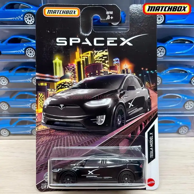 

Новый оригинальный спичечный ящик 30782, Tesla Model X SpaceX, ограниченная серия, литая под давлением модель автомобиля из сплава, коллекционная игрушка, подарки на день рождения
