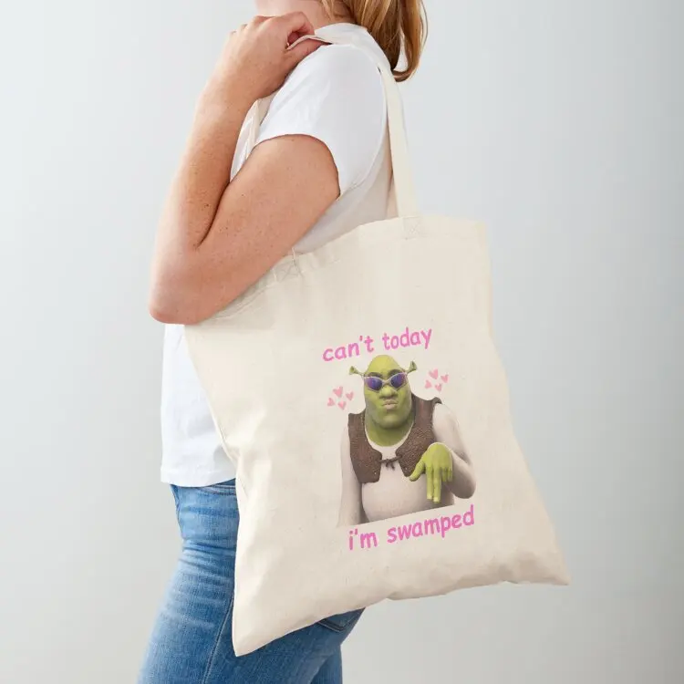 

can't today, i'm swamped Tote Bag Shopper Beach bag tote bag Lady bags