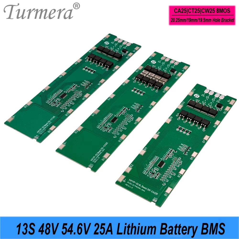 BMS 13S 48V 54,6V 25A Bateria litowa BMS Płytka spawalnicza do 18650 13S4P 13S5P 13S6P 13S8P Akumulator do hulajnogi elektrycznej — zdjęcie produktu 2