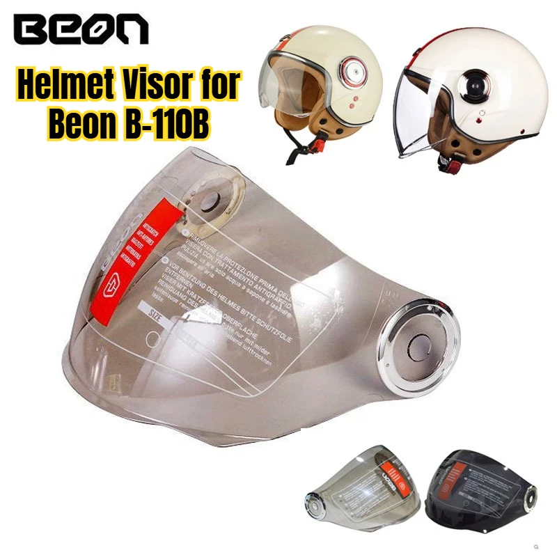 

BEON Motorcycle Helmet Visor Original Beon B-110B Helmet Lens B110B Black Visors Helmet Accessories