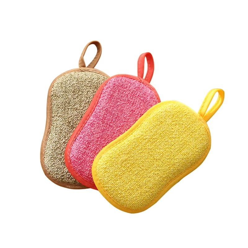 5/10/20/30PCS Dishwashing Sponge Non-Scratch Microfiber Magic Sponge Non Stick Pot Dishcloth Kitchen Gadgets Cleaning Utensils