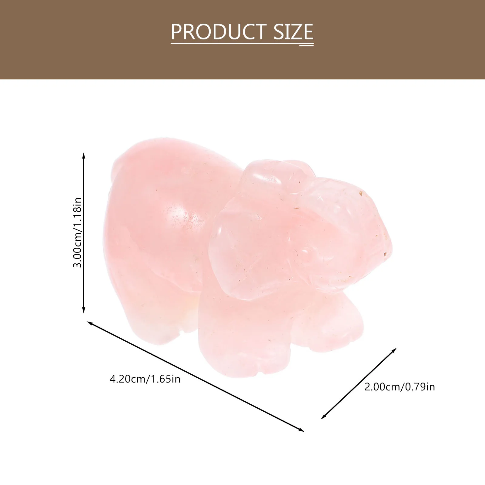 

Crystal Elephant Sculpture Clear Praying Hand Pose Compact Garden Study Decoration Crystal Elephant Sculpture Home Ornament